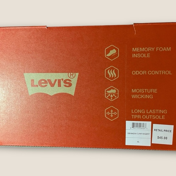 Levi’s Men’s Slippers with Memory Foam Insole, size XL 11-12, NWT - Picture 8 of 8